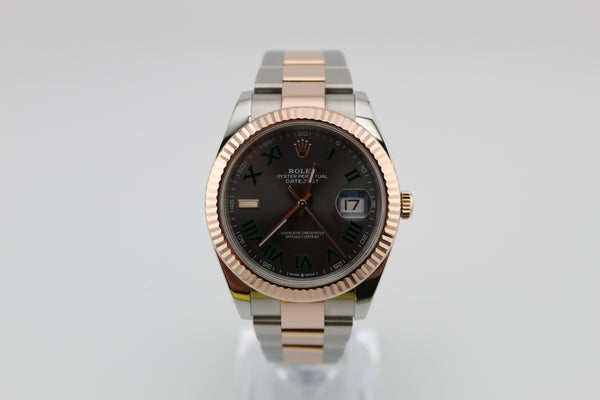 Rolex Datejust Wimbledon Steel and Rose Gold