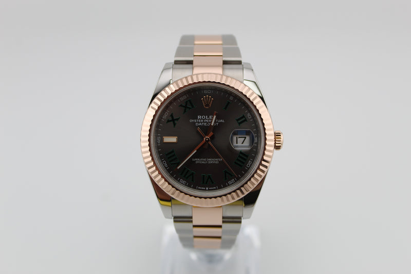 Rolex Datejust Wimbledon Steel and Rose Gold – DGH Jewellers