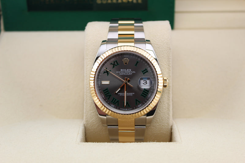 Rolex Datejust 41 Wimbledon Steel And Yellow Gold