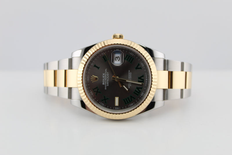 Rolex Datejust 41 Wimbledon Steel And Yellow Gold