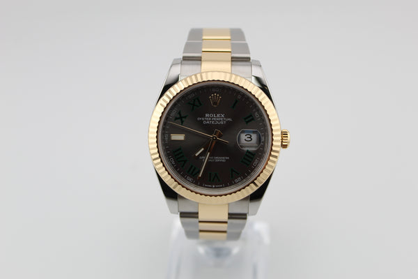 Rolex Datejust 41 Wimbledon Steel And Yellow Gold