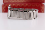 Cartier Tank Stainless Steel - White Dial - Full Set 2002