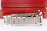 Cartier Tank Stainless Steel - White Dial - Full Set 2002