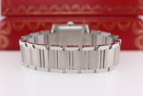 Cartier Tank Stainless Steel - White Dial - Full Set 2002