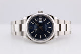 Rolex Datejust, Blue Dial - 36mm -2022 - 126200